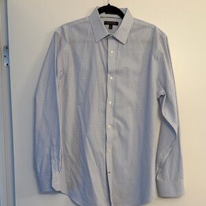 Banana Republic Light Blue Gingham Dress Shirt